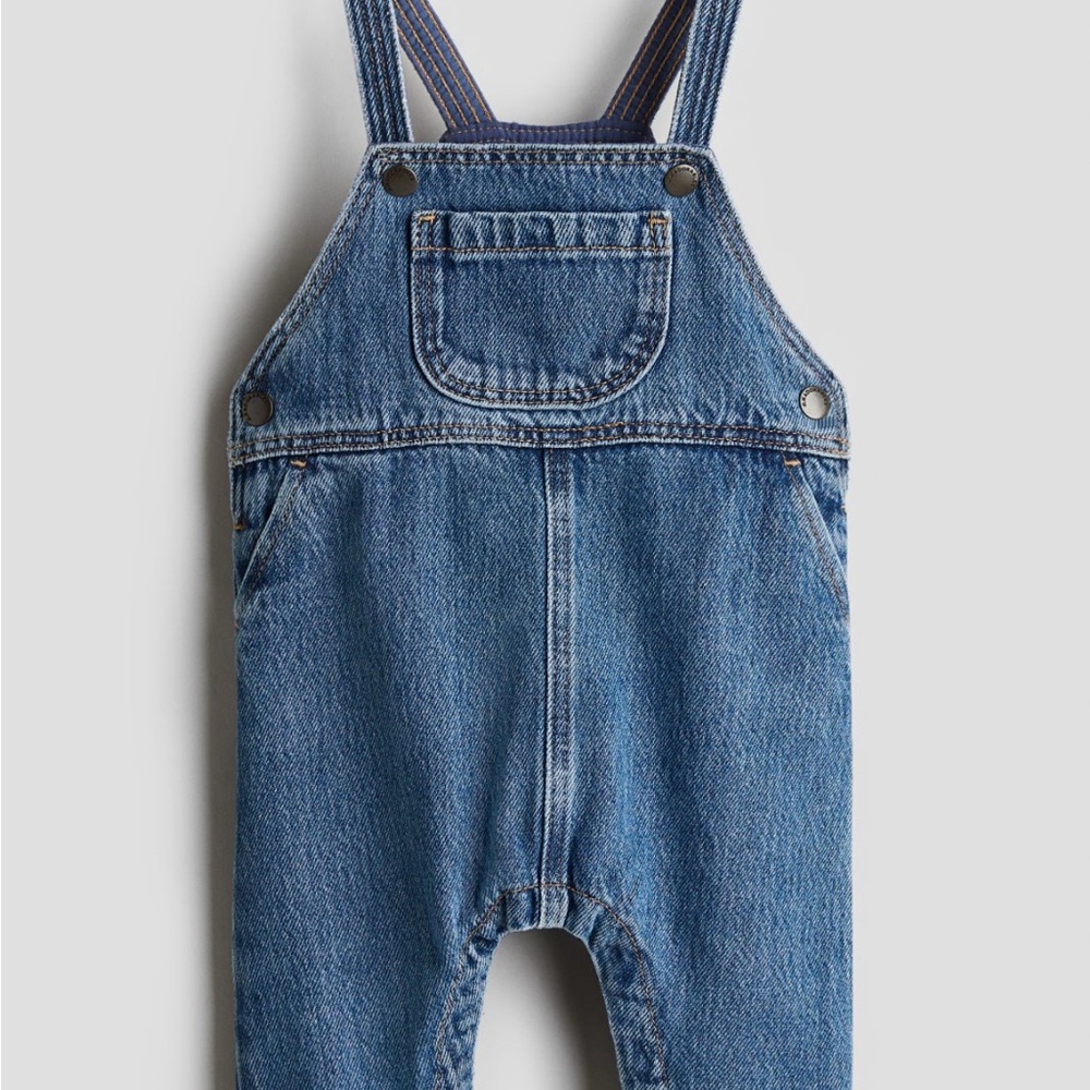 H&M Kids Blue Denim Romper